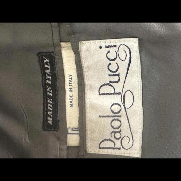 Vintage Pucci cashmere-wool double-breasted long top coat - Picture 8 of 9